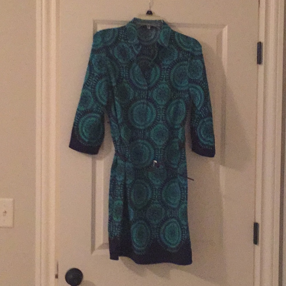 Teal/navy Dress
